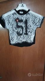 maglietta bimba traforata 