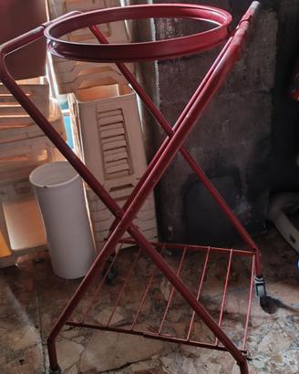 carrello per sacca spazzatura