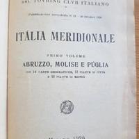 Touring Club Italiano- Italia Meridionale- 1926