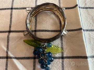 2 ferma tovaglioli in metallo