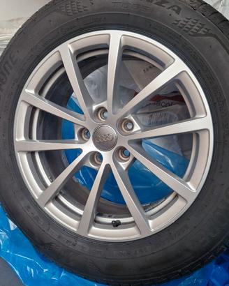 cerchi Audi 225/60/17  gomme estive ed invernali