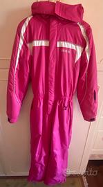 Tuta da sci rosa