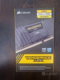 Ram vengeance LPX DDR4 1X8 GB 2400 MHz 