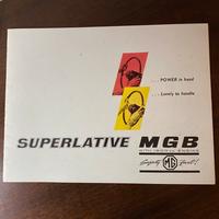 Depliant Brochure MGB 1800 del 1962