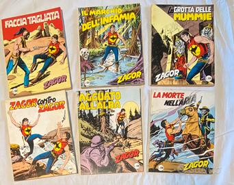 Set fumetti Zagor anno 1985