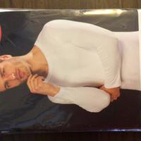 Liabel maglia bianca uomo girocollo manica lunga