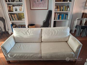 Coppia divani CINOVA sfoderabili 100% piuma