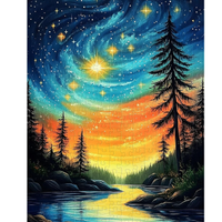 Puzzle 300 pezzi cielo stellato 38 cm per 26 cm in