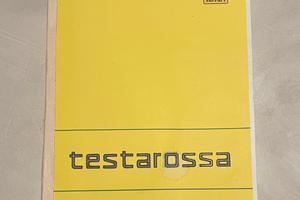 Ferrari Testarossa libretto uso e manutenzione.