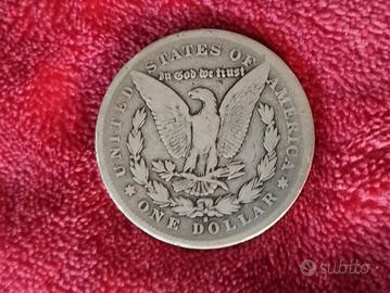 Moneta dollaro Morgan argento del 1879
