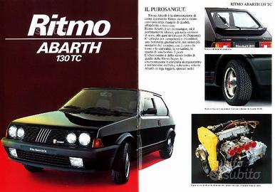 Dépliant Fiat Ritmo Abarth 125 e 130 TC