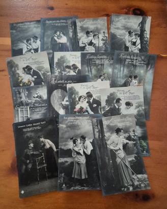 15 cartoline primi del '900