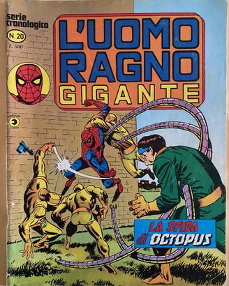 Fumetto L'uomo ragno gigante nr.20 1978 febbraio