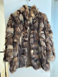 Pelliccia Vintage Patchwork in Marmotta