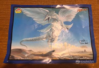 Poster Magic Gathering Ciruelo firma Lucca Comics