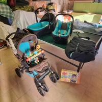 Trio passeggino navicella ovetto + accessori