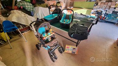 Trio passeggino navicella ovetto + accessori