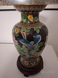 Vaso Cinese Cloisonne 