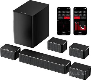 7.1 Soundbar Potenza di 410W, 4 Altoparlanti APP