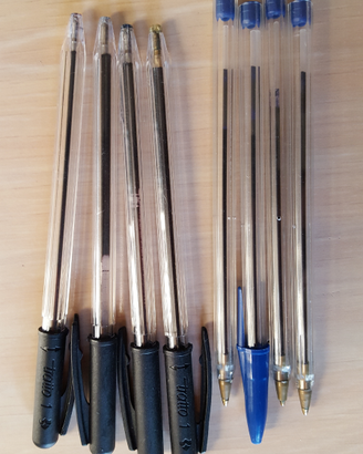 27 penne a sfera BIC 8 penne a sf. (4 Tratto 1)