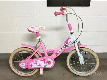 Bicicletta Bambina 14 Pollici Denver Girl (3-6 ann