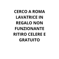 Lavatrice non funzionante a Roma
