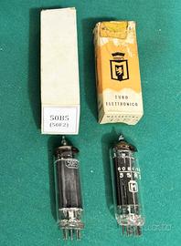 Valvola radio d’epoca Magandyne 35R2 e 50B5 / 50F2
