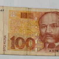 Banconota Croazia 100 Kune 1993 rara