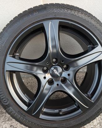 4 cerchi Ronal r18' gomme Continental 345/45/ r18