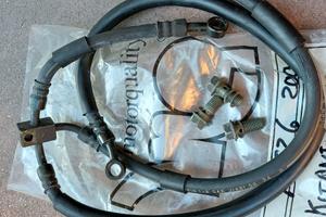 FZ6 pinze, pasticche, asse e tubi freno anteriore