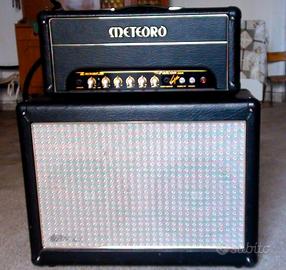AMP VALVOLARE CHITARRA 50W+CASSA 2 CONI METEORO 50