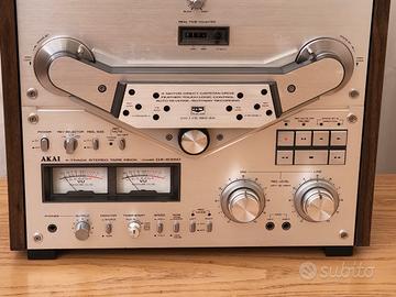 Akai GX-635D completamente ricappato GBC Milano.