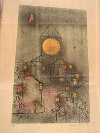 Quadro Notturno - Litografia Franco Rognoni
