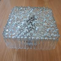 lampada a soffitto in vetro a bolle d'aria anni 60