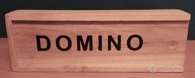 DOMINO gioco da Tavolo in Scatola di Legno 28 Tess
