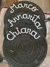 Tovagliette personalizzate