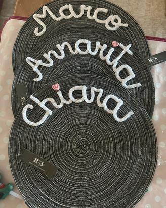 Tovagliette personalizzate