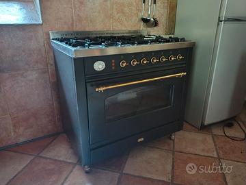 Cucina professionale a gas 5 fuochi ILVE P90NG