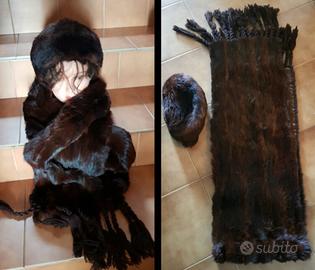 stola visone più cappello,si spedizione 