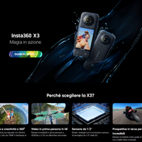 Insta360 X3 con 3 batterie + accessori