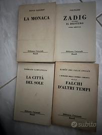 Campanella, Diderot, Voltaire, Del Valle serie BUR