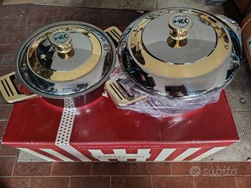 Batteria pentole acciaio inox