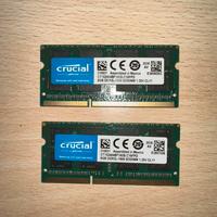 Crucial  DDR3L Ram 16 GB (2 x 8GB) per Pc Macbook
