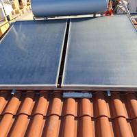 Boiler acqua calda con pannelli solari