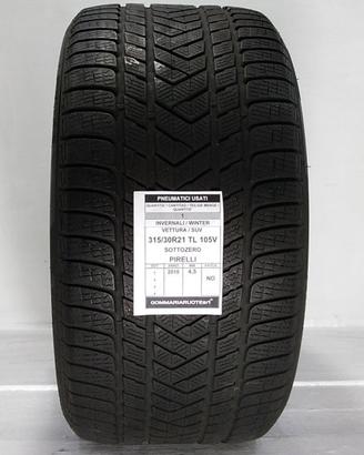 1 PNEUMATICO USATO 315/30R21 105V SZERO PIRELLI GO