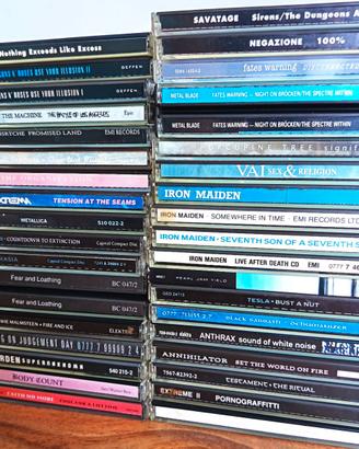Lotto 35 cd Heavy Metal Trash Progressive 80/90