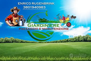 Giardiniere con esperienza