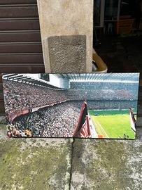 Quadro milan stadio curva