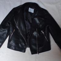 giacca biker bambina 