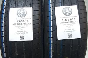 2 GOMME 195 55 16 MICHELIN A72803